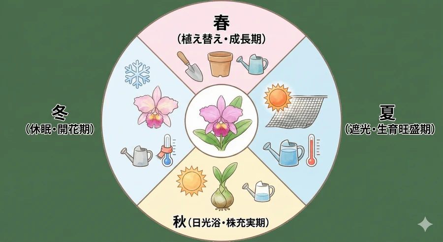 洋ラン　開花中　１世紀超え～ロマン溢れるクラシックカトレア～オリジナル株 カトレア：初心者から上級者まで魅了する「洋ランの女王」の真髄と栽培